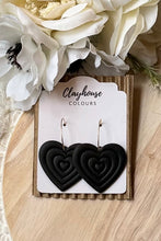 Load image into Gallery viewer, Heart Hoops