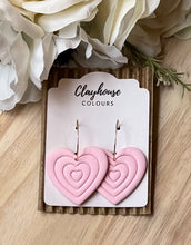 Load image into Gallery viewer, Heart Hoops