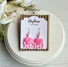 Load image into Gallery viewer, I ♥️ YOU EARRINGS