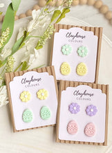 Load image into Gallery viewer, Flower & Easter Egg Studs