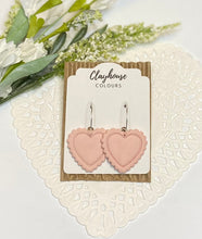 Load image into Gallery viewer, Heart Hoops