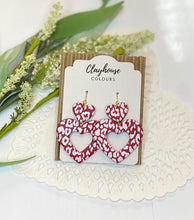 Load image into Gallery viewer, Leopard Heart Dangles