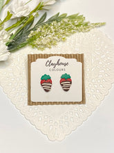 Load image into Gallery viewer, Chocolate Covered Strawberry Studs