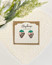 Load image into Gallery viewer, Chocolate Covered Strawberry Studs