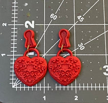 Load image into Gallery viewer, Heart Locket Dangles