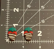 Load image into Gallery viewer, Chocolate Covered Strawberry Studs