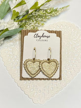 Load image into Gallery viewer, Heart Hoops