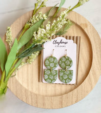 Load image into Gallery viewer, Monstera Leaf Printed Dangles