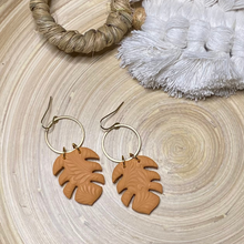 Load image into Gallery viewer, Monstera Leaf Dangles