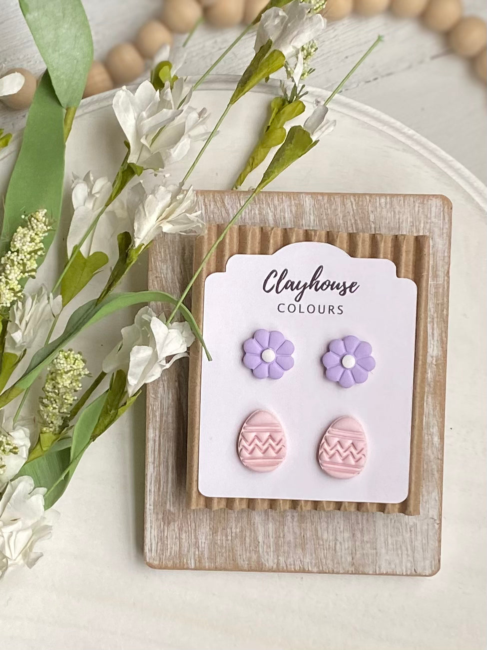 Flower & Easter Egg Studs