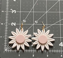 Load image into Gallery viewer, White Daisy Dangles
